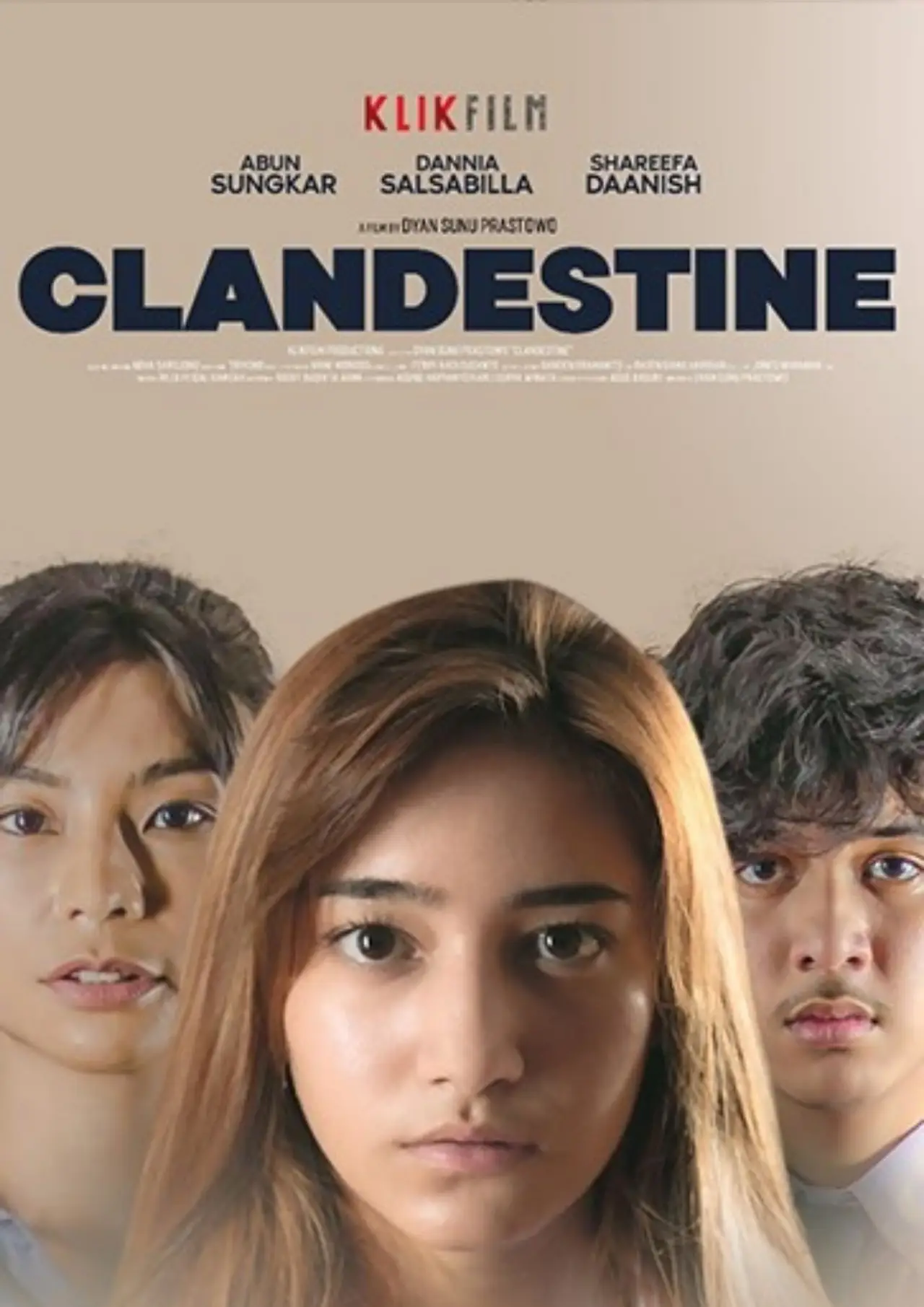 Movie poster "Clandestine"