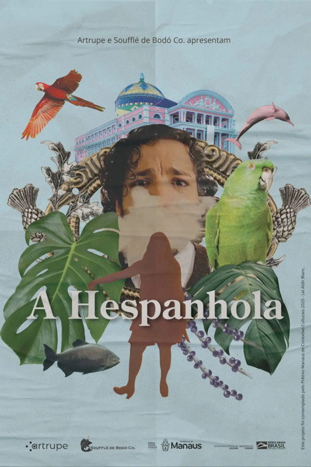 Movie poster "A Hespanhola"