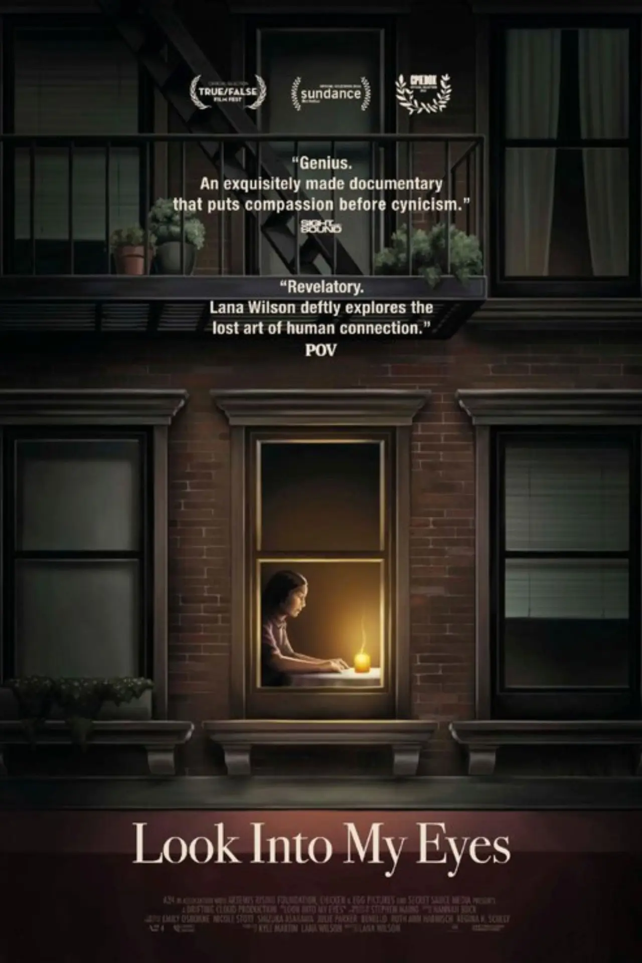 Movie poster "Look into My Eyes"