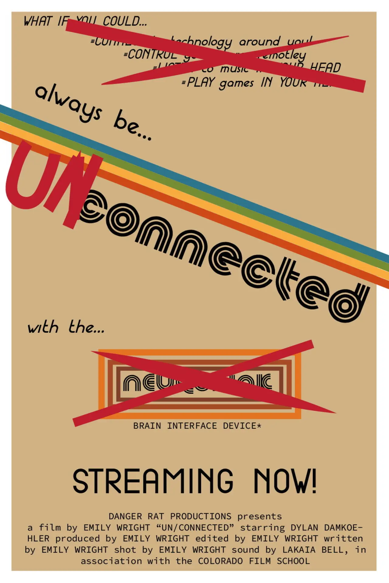 Movie poster "un/connnected"