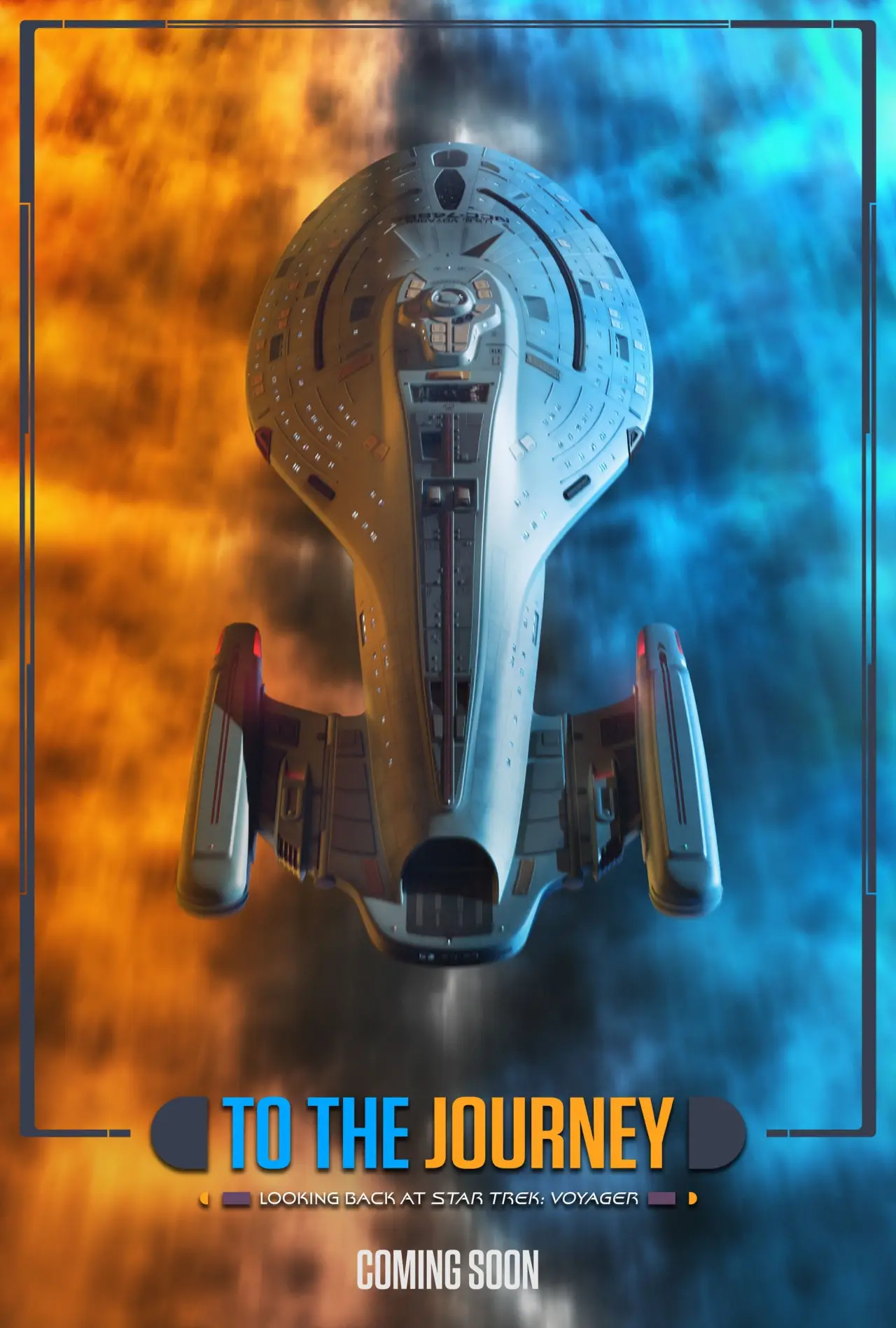 Movie poster "To the Journey: Looking Back at Star Trek: Voyager"