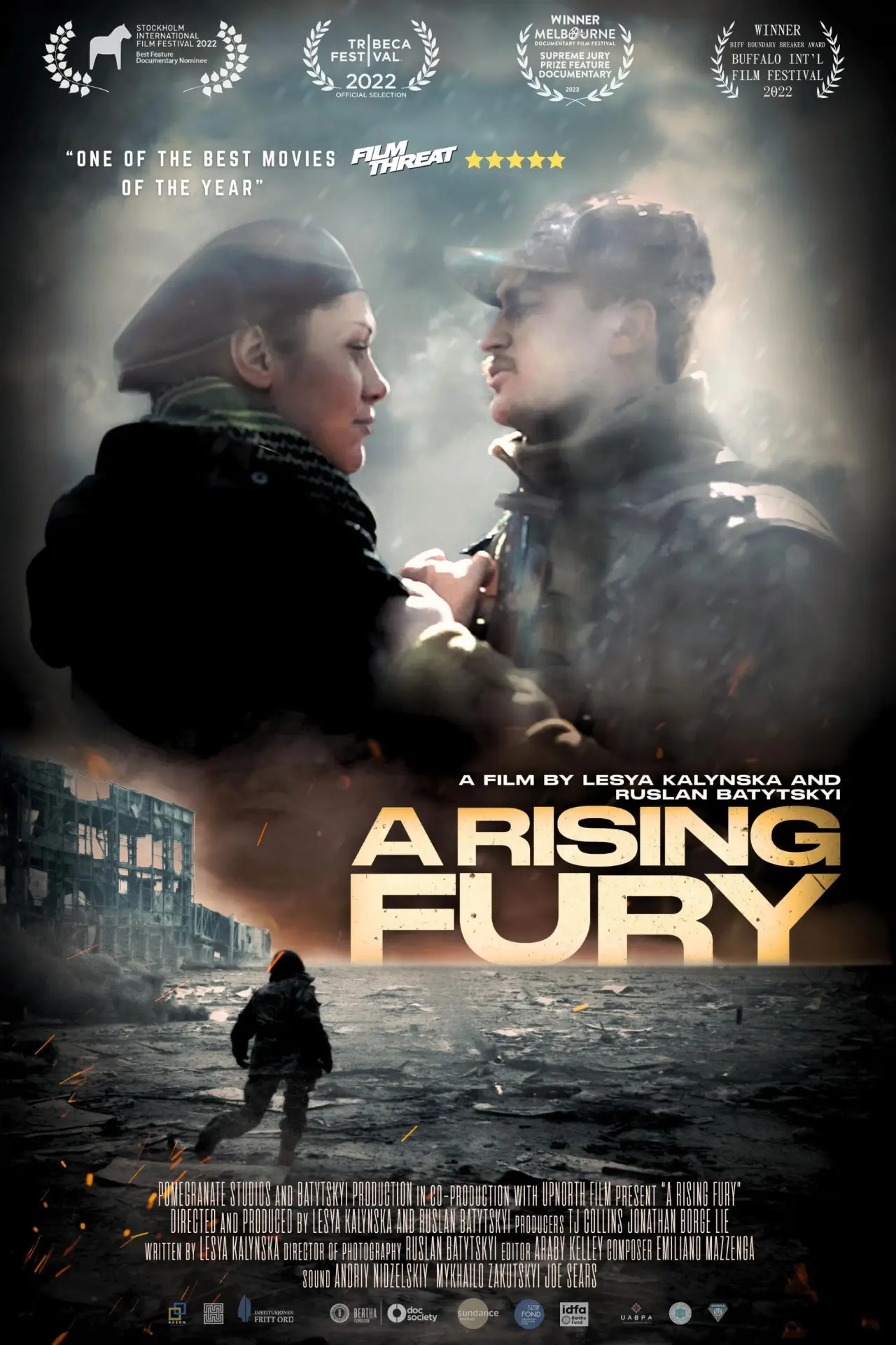 Movie poster "A Rising Fury"
