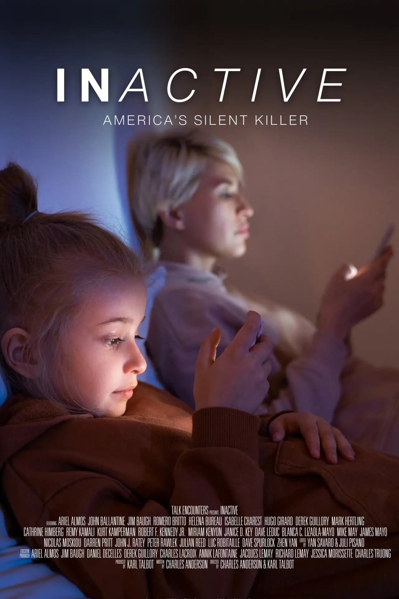 Movie poster "INactive, Americaʼs Silent Killer"