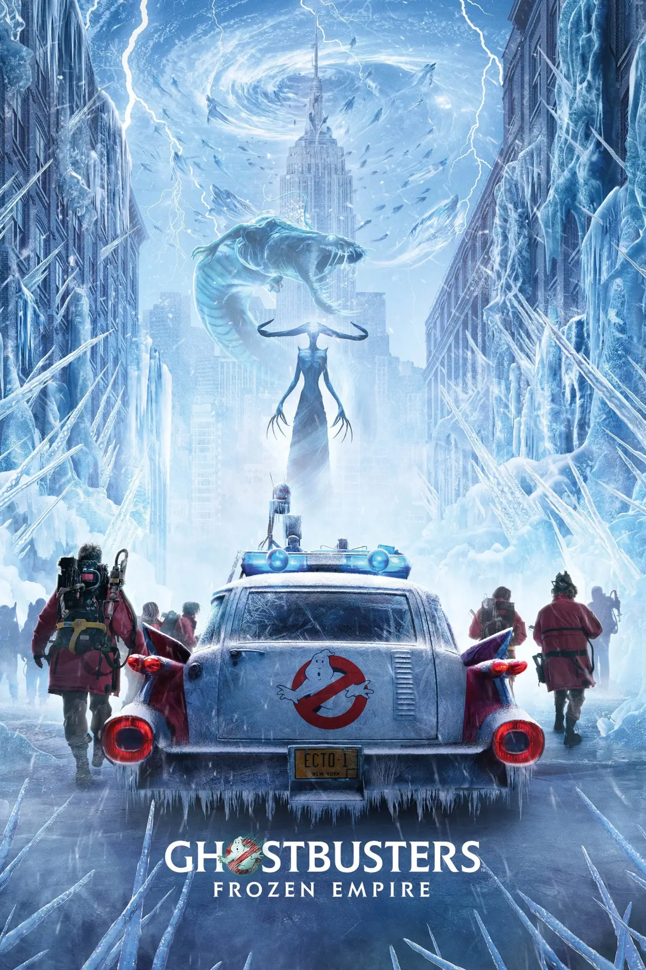 Movie poster "Ghostbusters: Frozen Empire"