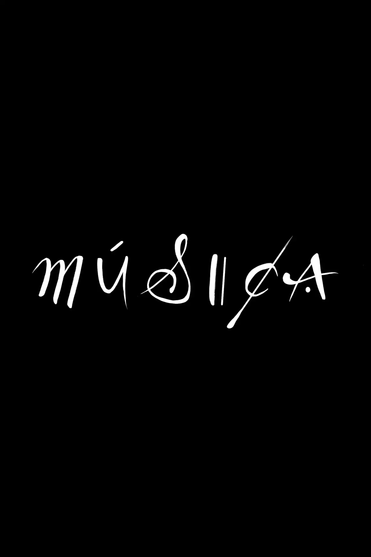 Movie poster "Música"
