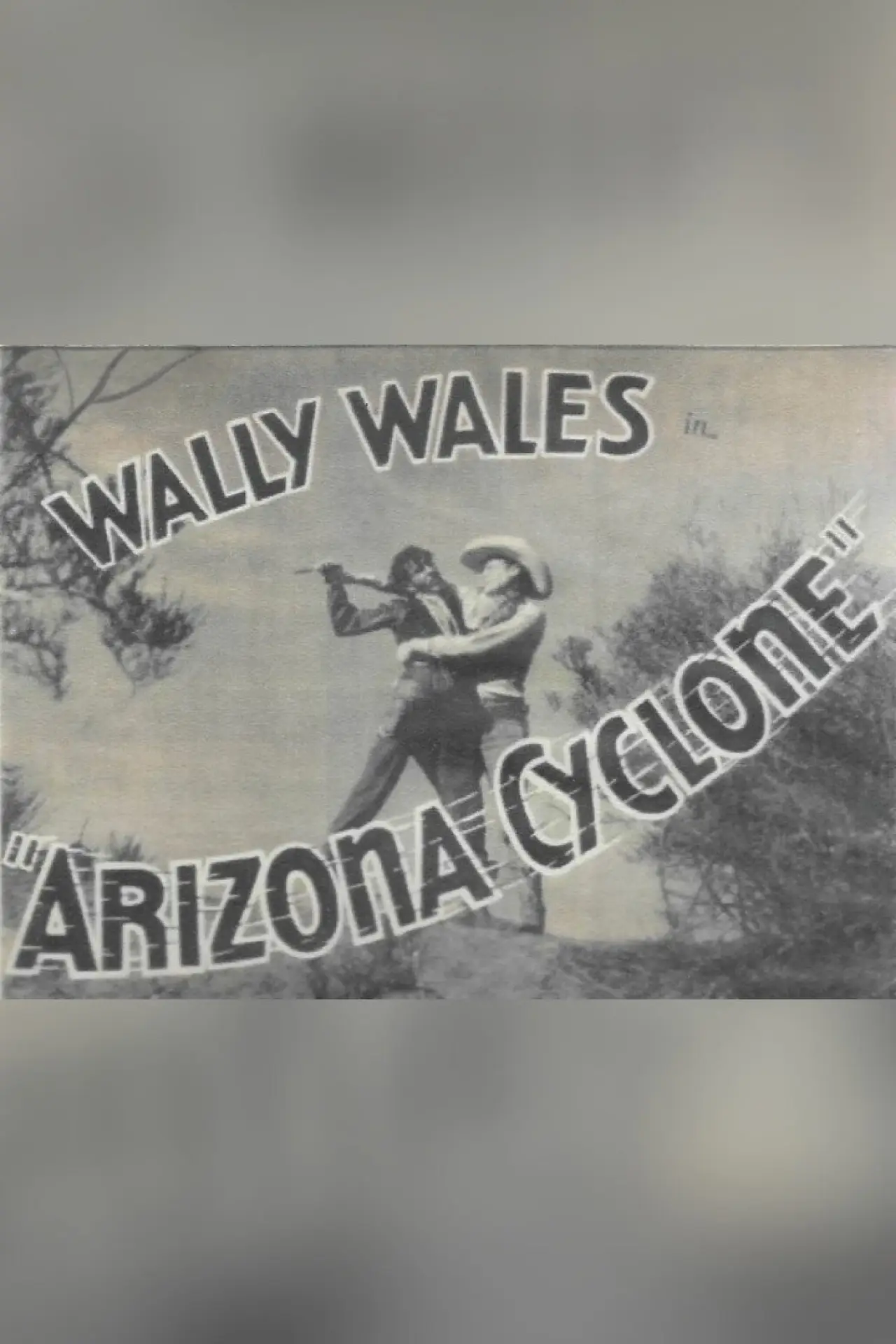 Movie poster "Arizona Cyclone"
