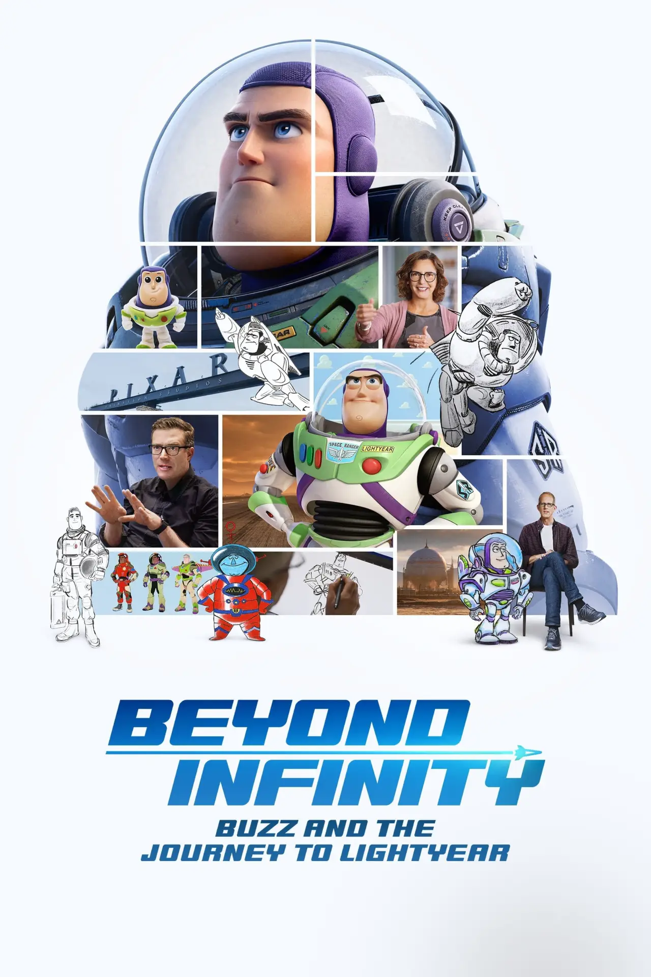 Movie poster "Beyond Infinity: Buzz and the Journey to Lightyear"