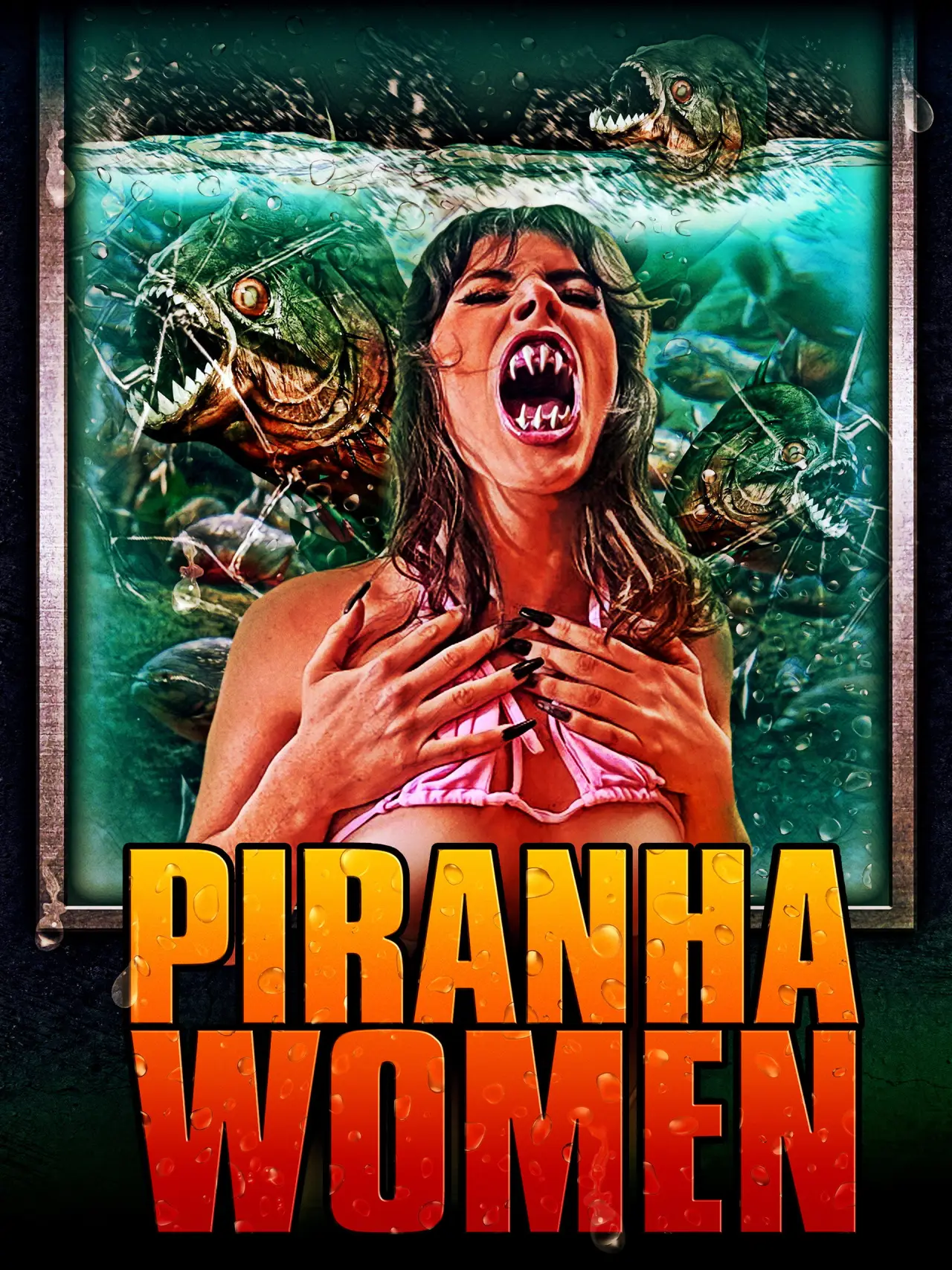 Movie poster "Piranha Women"