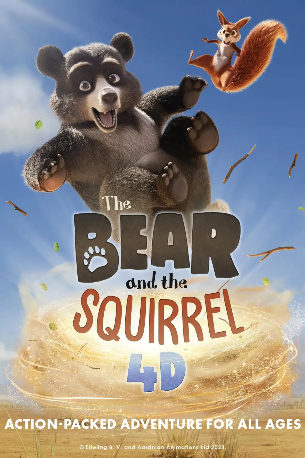 Movie poster "The Bear and the Squirrel"