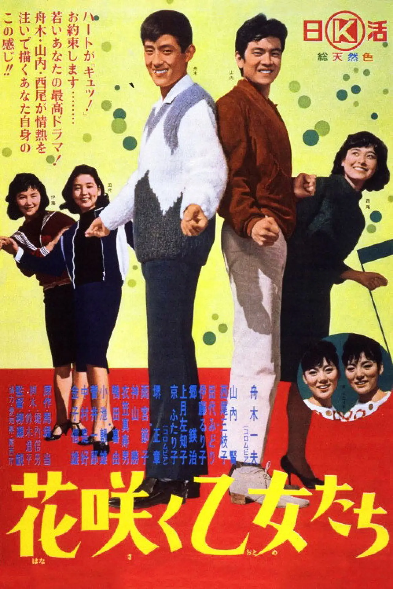 Movie poster "Flowering Maidens"