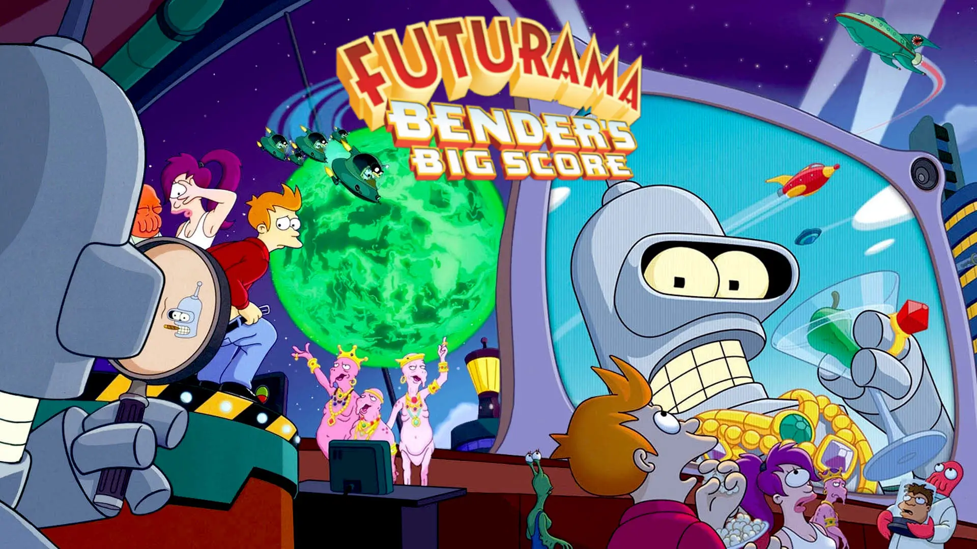 Video for the film Futurama: Bender's Big Score — Futurama - Bender's Big Score - Trailer (2007)