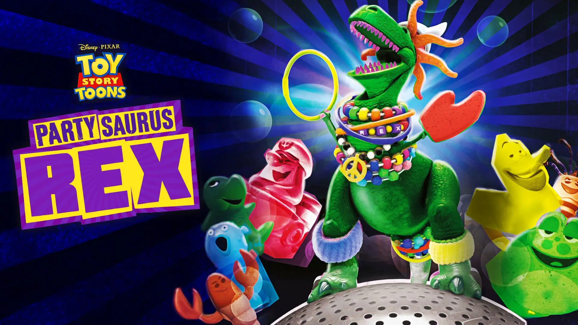Video for the film Partysaurus Rex — Toy Story Toons "Partysaurus Rex" Sneak Peek