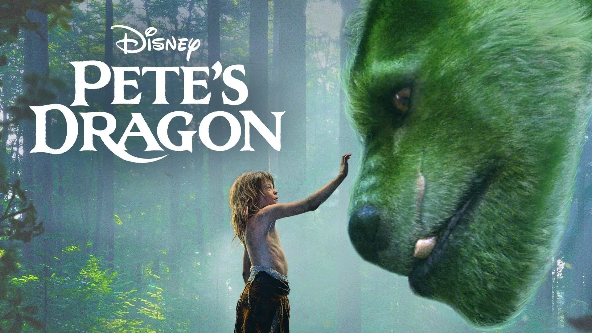 Video for the film Pete's Dragon — "Behind the Wings" - On Set with Elliot - Pete's Dragon