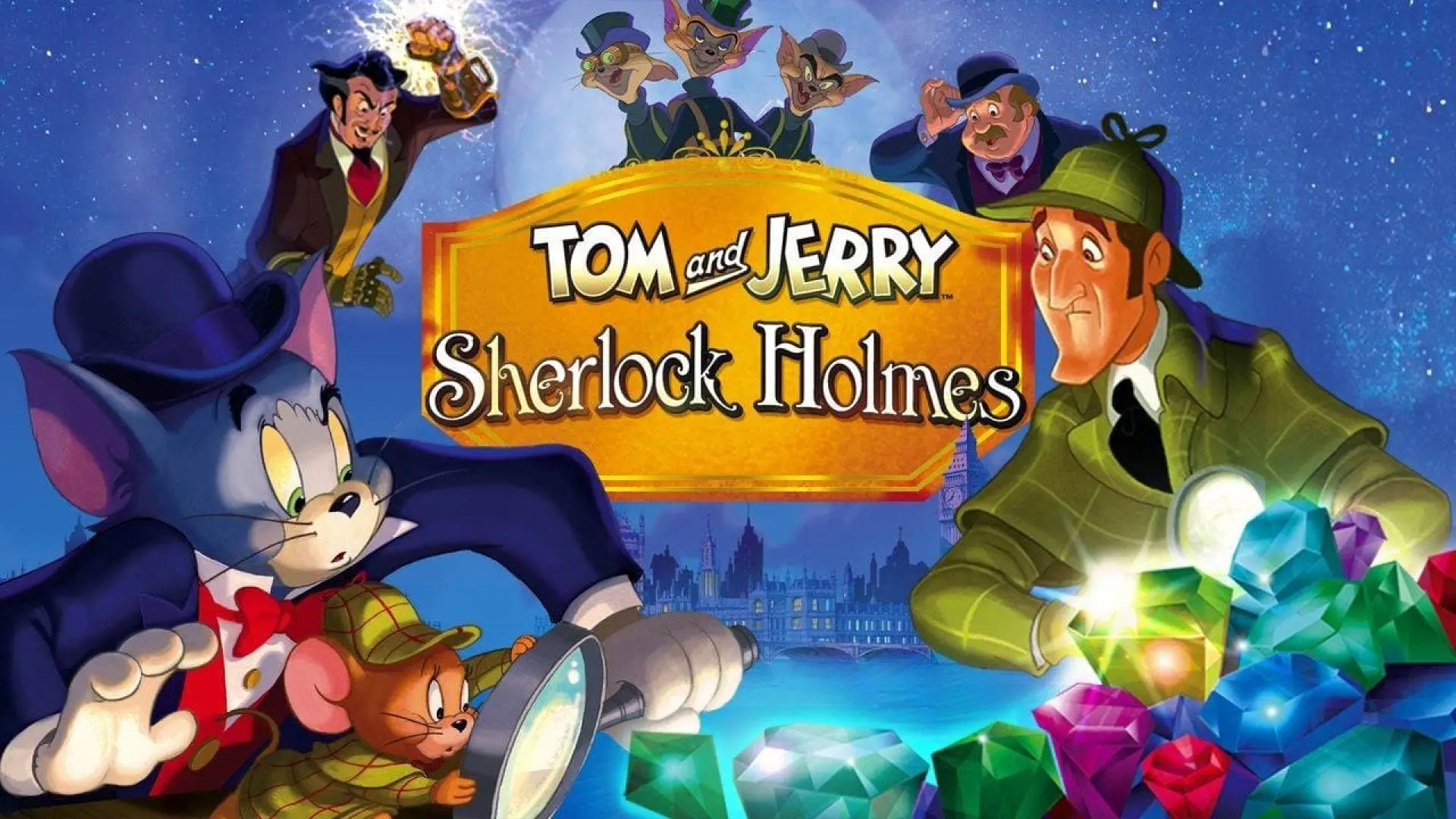 Video for the film Tom and Jerry Meet Sherlock Holmes — Tom and Jerry Meet Sherlock Holmes Trailer