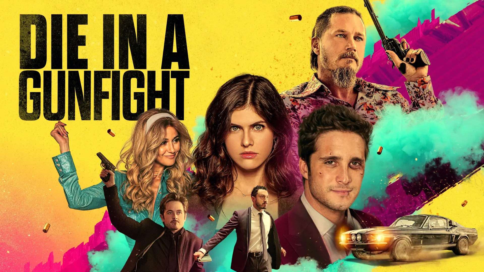 Video for the film Die in a Gunfight — Die In A Gunfight (2021 Movie) Official Trailer - Diego Boneta, Alexandra Daddario