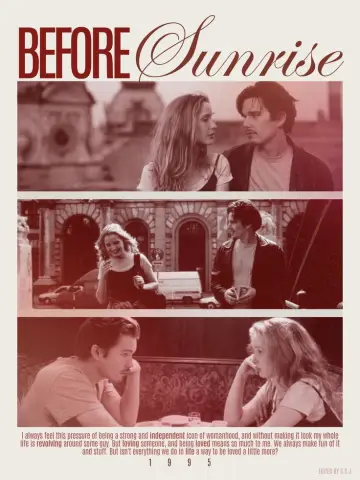 Poster to the movie "Before Sunrise" #954362