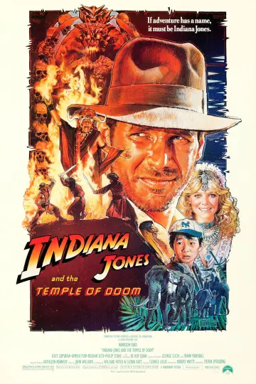 Poster to the movie "Indiana Jones and the Temple of Doom" #587888