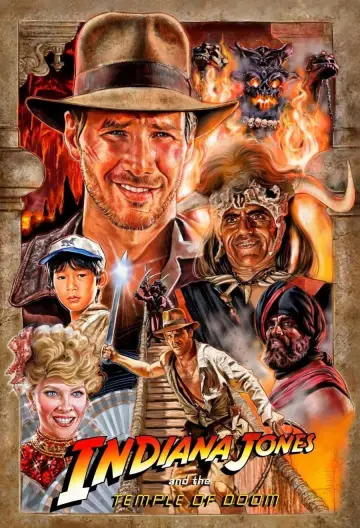 Poster to the movie "Indiana Jones and the Temple of Doom" #587896