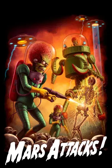 Poster to the movie "Mars Attacks!" #650618