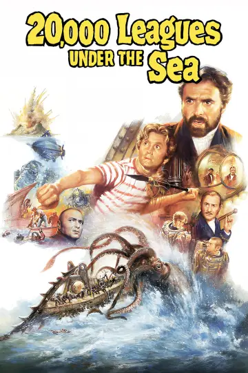 Poster to the movie "20,000 Leagues Under the Sea" #879288