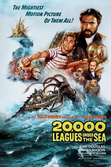 Poster to the movie "20,000 Leagues Under the Sea" #879290
