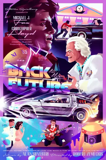 Poster to the movie "Back to the Future" #30551