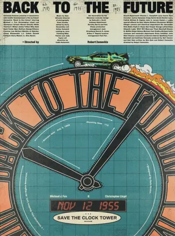 Poster to the movie "Back to the Future" #830782