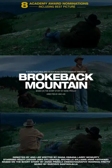 Poster to the movie "Brokeback Mountain" #59055