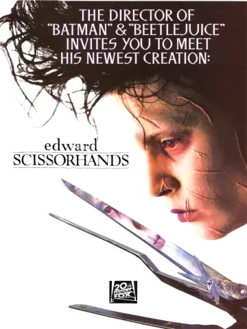 Poster to the movie "Edward Scissorhands" #835468