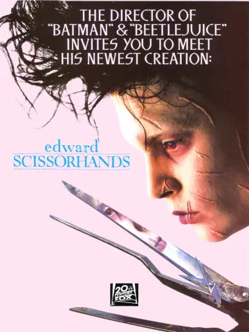 Poster to the movie "Edward Scissorhands" #835471