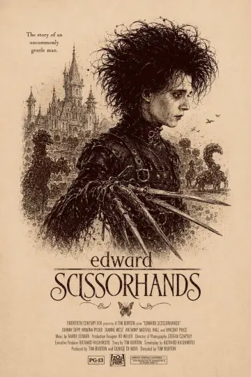 Poster to the movie "Edward Scissorhands" #960916