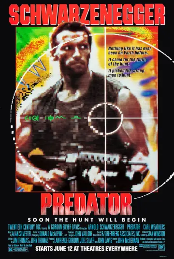 Poster to the movie "Predator" #559841