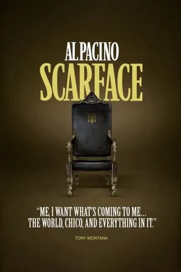 Poster to the movie "Scarface" #176641