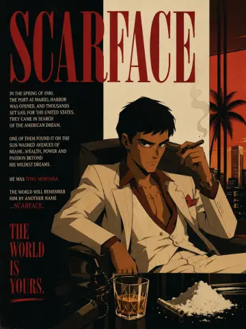 Poster to the movie "Scarface" #831649