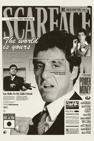 Poster to the movie "Scarface" #959688