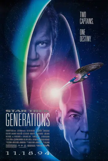 Poster to the movie "Star Trek: Generations" #872472