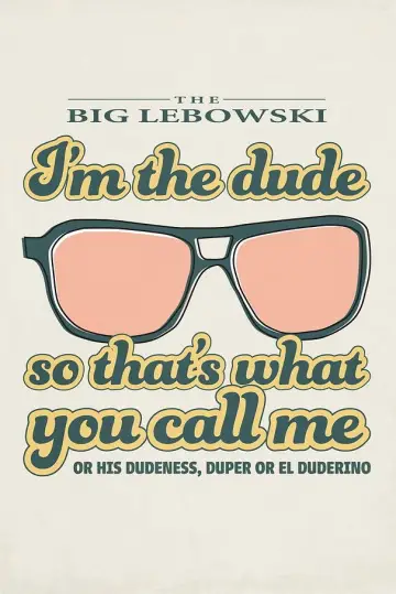 Poster to the movie "The Big Lebowski" #602555
