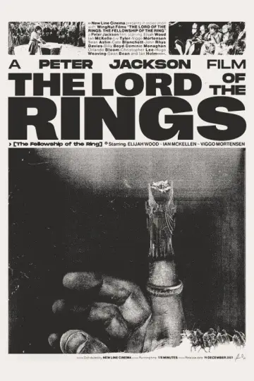 Poster to the movie "The Lord of the Rings: The Fellowship of the Ring" #1177920