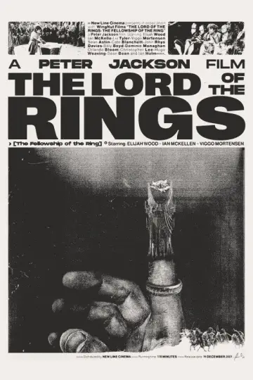 Poster to the movie "The Lord of the Rings: The Fellowship of the Ring" #1196888