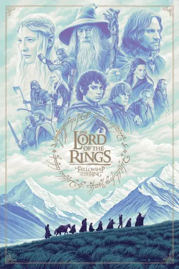 Poster to the movie "The Lord of the Rings: The Fellowship of the Ring" #515687