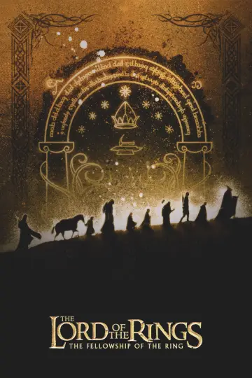 Poster to the movie "The Lord of the Rings: The Fellowship of the Ring" #910039