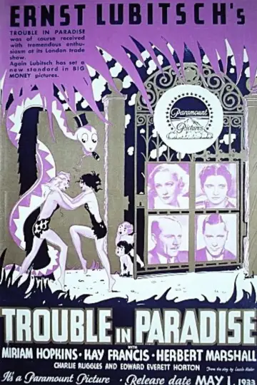 Poster to the movie "Trouble in Paradise" #1590446