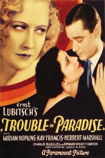 Poster to the movie "Trouble in Paradise" #1590448