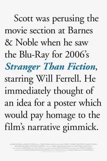 Poster to the movie "Stranger Than Fiction" #139092