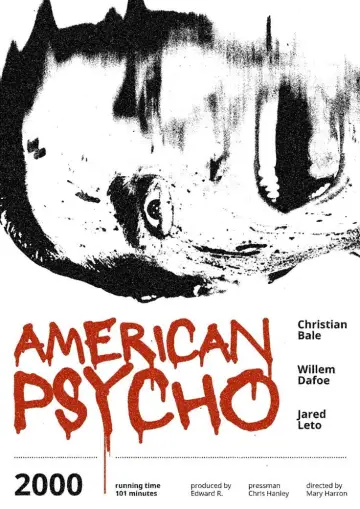 Poster to the movie "American Psycho" #960846
