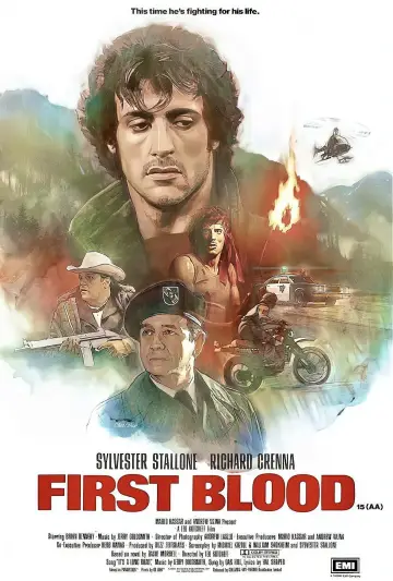 Poster to the movie "First Blood" #833238