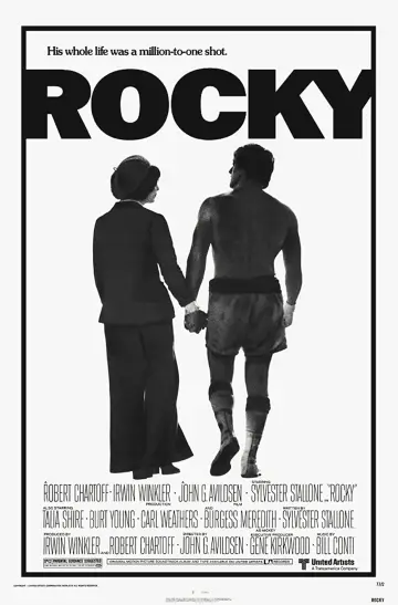 Poster to the movie "Rocky" #186859