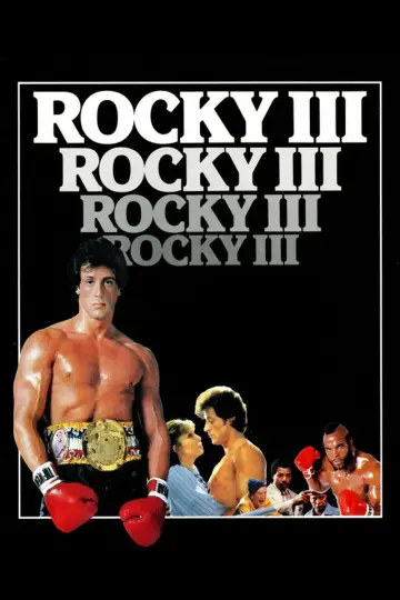 Poster to the movie "Rocky III" #688619