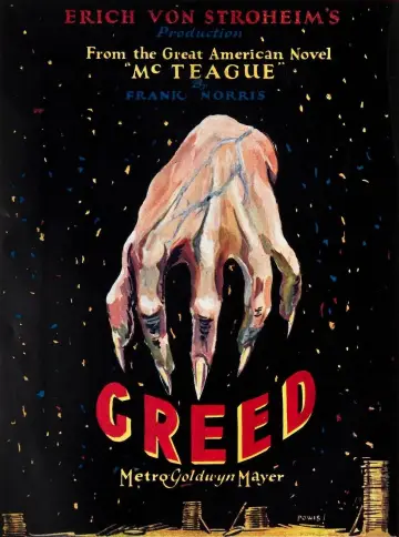 Poster to the movie "Greed" #676300