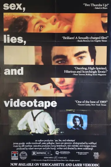 Poster to the movie "sex, lies, and videotape" #840280
